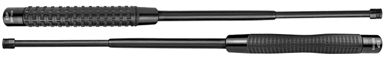 Kalený teleskopický obušek zavíraný tlačítkem typu ExBT (Easy Lock)