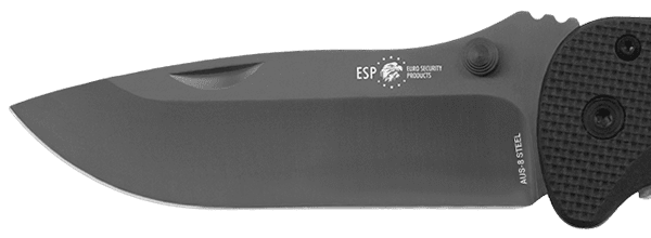 Folding EDC knife EK-01 for everyday carry with a smooth blade